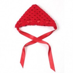 Baba csecsemő vörös sapka sapka selyem csíkos horgolt kötéshez Jelmez puha PK W L7X4