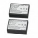 6X (2 Pack 1500mAh LP-E10 csereakkumulátor és töltő (LCD kijelzővel) N1Z5