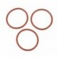 1X (10 db 39x34x2,5 mm-es vörös szilikon O gyűrűs olajtömítések S5A3)