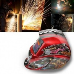 4X (2018 új, magas minőségű napenergia hegesztő maszk HelmeI7O6 automatikusan elsötétülő hegesztő maszkja)