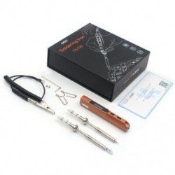 2X (mini TS100 digitális elektromos USB intelligens állítható forrasztható vaskészlet D7L4-vel