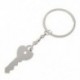 1X (ezüst tónusú fém szív kulcstartó kulcstartók kulcstartók J2D4)