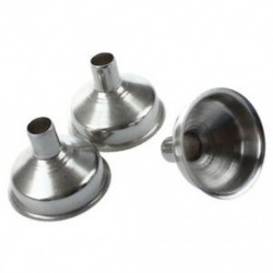 3 db rozsdamentes acél tartály a lombik folyadéktartály tölcséréhez, ø 8 mm P9T7