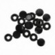 10 db gyorsítótárcsavarral ellátott műanyag kupakkal ellátott lemez csavaros kupak fedele fekete H5K1