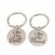 1X (1 pár szeretem a szakállát Szeretem a fenekét ötvözött pár kulcstartó esküvői Gi A7J7