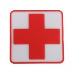 3X (kültéri elsősegélyű PVC piros kereszt horogjelző javítás G7B4)