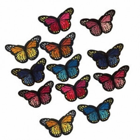 1X (12 darabos ruhadarabok a varráshoz vagy a varráshoz, pillangó-javító matrica H5A8