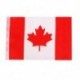 Kézzel hullámzó kanadai nemzeti zászlók műanyag oszlopok 21 x 14 cm-es csomag 12 S3O9