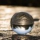 Átlátszó üveg kristálygömb gyógyító gömb fotós kellékek Lensball dekoráció Gi R7P7