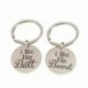 5X (1 pár szeretem a szakállát Szeretem a fenekét ötvözött pár kulcstartó esküvői Gi Y4D4