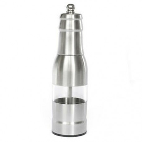 304 rozsdamentes acél borsdaráló manuálisan állítható daráló ezüst U1E1