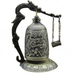 6X (Vintage Dragon Ball hang dekoráció buddhista harang dísz bronz zár M N1M6