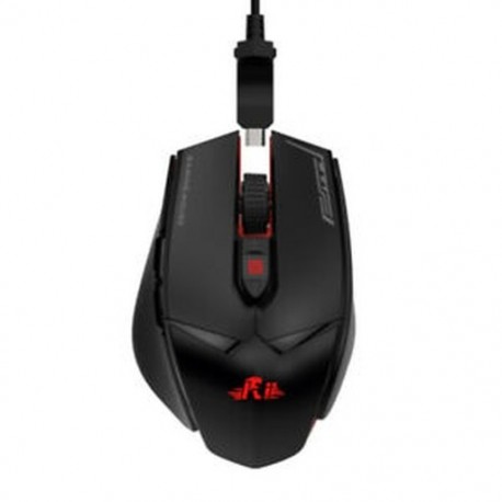 4X (a Rii M01 piros LED vezetékes, mechanikus, hűvös játék egérrel, PC J6O9) van felszerelve