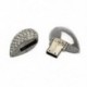 Diamante szív függő lánc USB 2.0 4 GB-os 4G flash memóriakártya Pen Drive N4L2