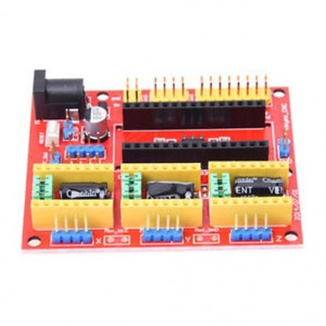 1X (1 x piros CCL CNC V4 gravírozógép bővítőlap Arduino GRBL C3U7-hez)