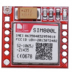 SIM800L GPRS GSM MODUL QUAD BAND rúd-antenna és rugós antenna Arduino E7L6-hoz