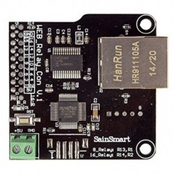 2X (hálózati webkiszolgáló 16 csatornás relé Ethernet vezérlő modul D4D4)