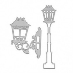 5X (szénacél szállítás, utcai lámpák Vágósablon Scrapbook papírkártya Y7Q8