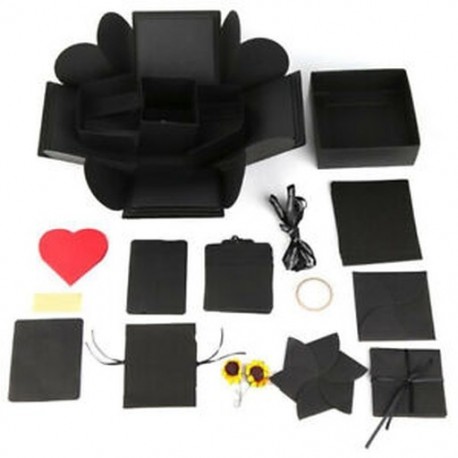 9X (Diy Surprise Love Explosion Box ajándék évfordulója Scrapbook Diy Photo G9N4