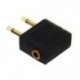 1X (Audio jack átalakító adapter (fekete) Y2L4)