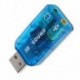 USB 5.1 sztereó hangkártya adapter (Windows 7 kompatibilis) X5V8