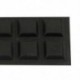 2X (Bútor négyzet alakú 12mmx12mmx3mm ragasztós gumi talpbetét, fekete 10 az 1-ben L6B7)