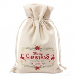 Karácsonyi szarvas &quot karácsony&quot  tárolótáska / húzózsákok / ajándék cukorka táska P R4H6