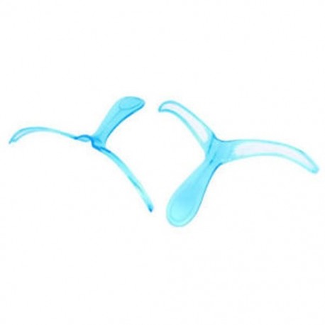 Műanyag női szemöldökminta sablon formázó kozmetikai eszköz 2 db tiszta kék T6J9 B B4W3