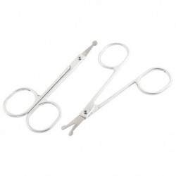 Kerek hegyes szemöldök-orrhossz-vágó olló 2 db M3O7