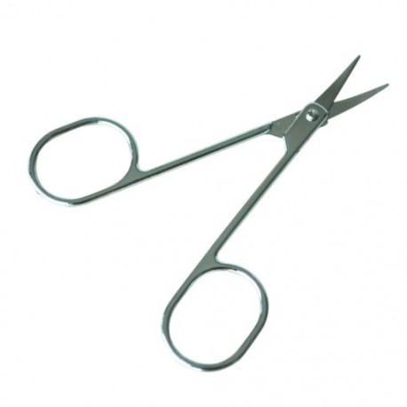 2X (rozsdamentes acélból készült, egyenes szemöldök szemöldök-olló, Trimmer Beauty Cosme E9I8