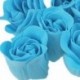 Türkizkék rózsaszín rózsafürdő illatos szappanszirom 6PCS U0N6