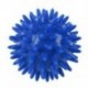 1 db Spikey masszázsgömb puha, tenyérlábbal felkaros nyakig vissza, kék, 5.5cm J6G9