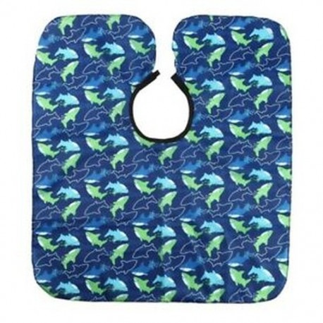 MONJA Fodrász köpeny gyerekeknek - hajvágáshoz - hajfestéshez - S U7M4