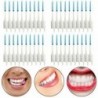 40 db fogak fogpiszkálói fogselyem fogok Interdentális ecsetpálca Tooth Cle T6K4