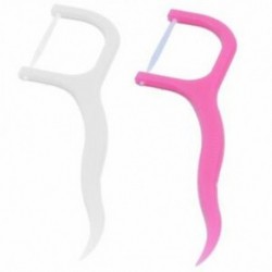 3X (100 db fogselyem fogszabályozó fogak fogpiszkálóval Bőrápolás Y5B6)