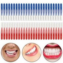 Kefe 50db fogfogó fogselyem fej szájon át fogfogó fogak tiszta piros &amp  B C4Y5