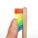 4X (Vaclav 10Pc bambusz fogkefe Rainbow Bambusz fogkefe rostos fogkefeB3M7