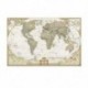 4X (Nostalgic Kraft Paper Vintage világtérkép poszter irodai kellékek hálószoba BB1V5