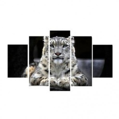 Vászonon 5 darab elválasztó festmény, dekoratív faldiagram az otthoni irodához - Ti Y8M1