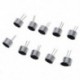 10 PCS 9,7 mm x 7 mm 2 tűs MIC Capsule Electret kondenzátor mikrofon B7V8