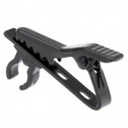 4 x mini hangszóróval ellátott nyakkendő klip a Lapel Lavalier Mic (fekete) F4P6-hoz