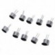 10 PCS 9,7 mm x 7 mm 2 tűs MIC Capsule Electret kondenzátor mini telefon S1T7