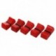 2X (5 db vegyes csúszó csúszkagombok 8 mm-es szabványos fit piros-fekete T6W2)