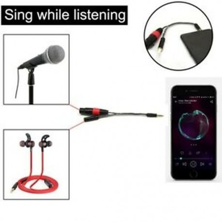 6X (XLR mikrofon karaoke artefaktikus 3,5 fordulatú kártya Lennon xlr T2I6 hallgatása közben)