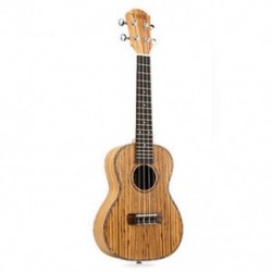 2X (Koncert Ukulele 4 húrok Zebrawood Guitar 23 hüvelykes szoprán Ukulele Begin S3Q7