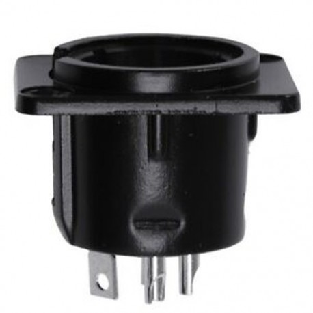 1X (3 tűs aljzat alvázra szerelt aljzat 3P reteszelő audiocsatlakozó, GroT2M6)