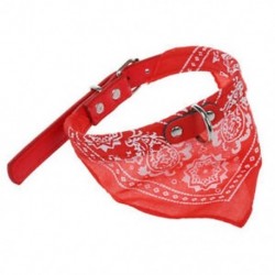Kicsi, állítható kisállat kutya kölyökkutya kendő bandana Neckerchi K3F4 gallérral