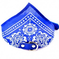 1X (Virágos nyomtatású, 5 lyukú öv kisállat sál kék H3N9)