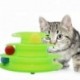 ricsung Háromrétegű kisállat játékok Őrült intelligencia tálca játék Macskajáték E8L2