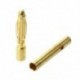 10 pár 2,0 mm-es réz-banán-dugaszoló csatlakozó dugaszoló aljzat Arany K3G8